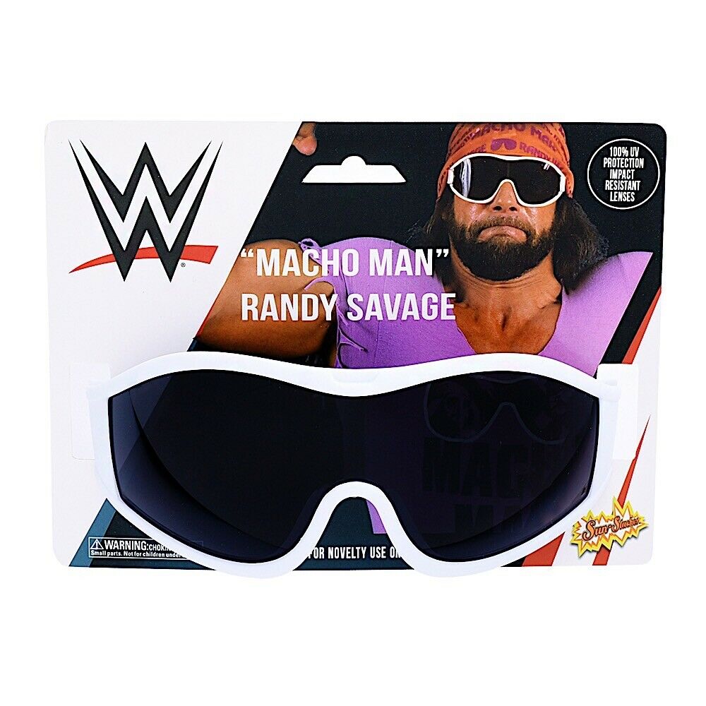 Wwe Macho Man Randy Savage White Sunglasses Costume Party Shades Sun-staches